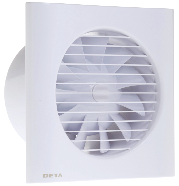 Deta 6" Extractor Fan With Timer 150mm White - DT4661, Image 1 of 1