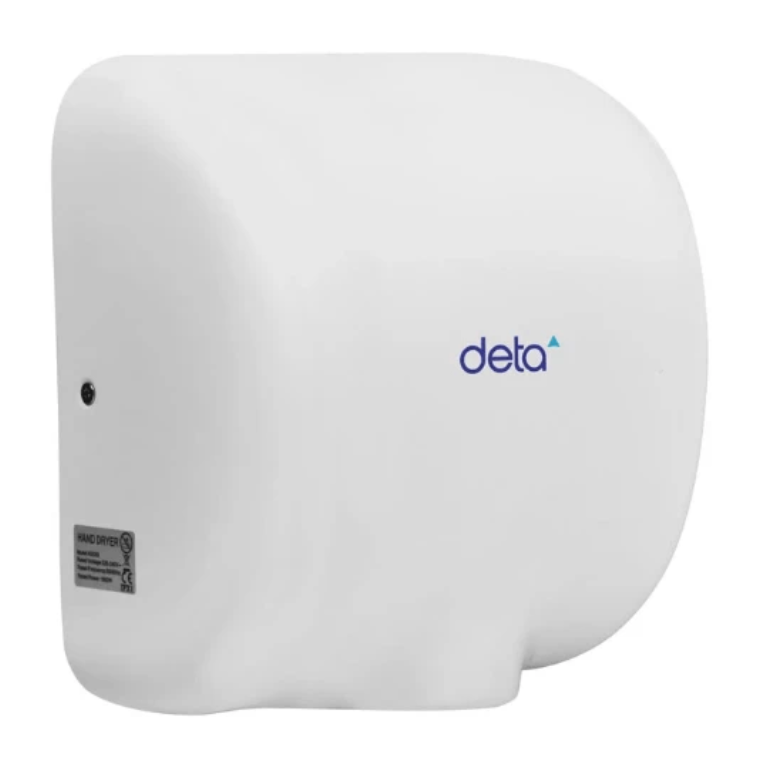 Deta 1.8kW Automatic Hand Dryer White - 1012WH, Image 1 of 1