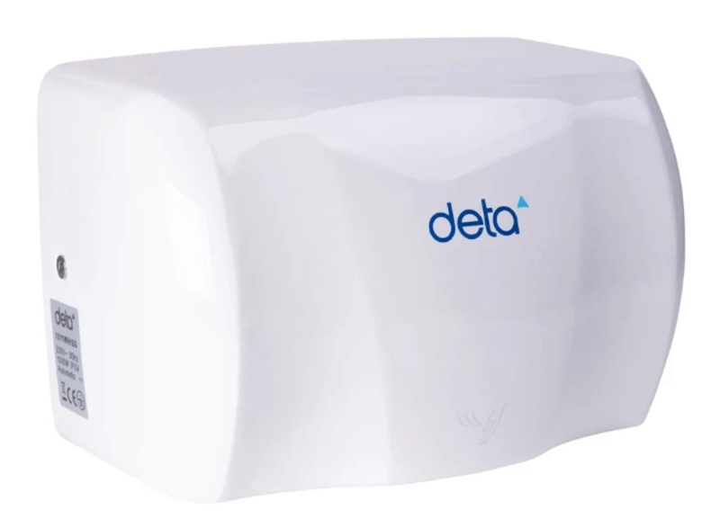 Deta 1.0kW Automatic Compact HEPA Hand Dryer White - 1011WH, Image 1 of 1