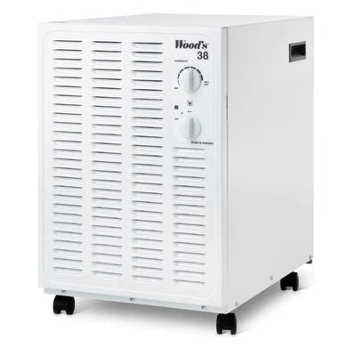 Wood's Portable 19L Compressor Dehumidifer White With 2 Speeds - SW-38FW, Image 1 of 1
