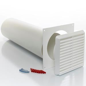 Nuaire 6" Wall Kit For CYFAN White - CYFAN-WALLKIT4-WH, Image 1 of 1