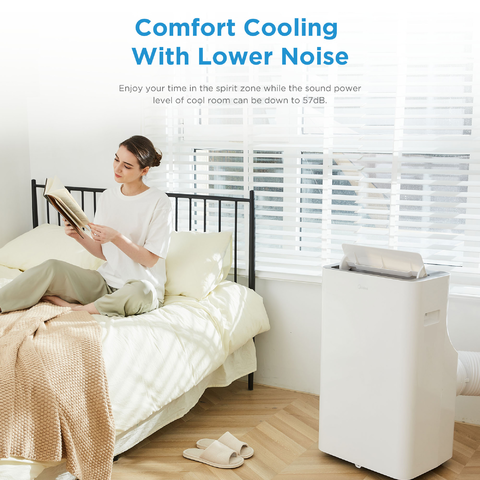 Midea 9000BTU 2.6kW Portable Air Conditioning Unit - MPPQ-09CRN7-MID-WIFI, Image 12 of 12