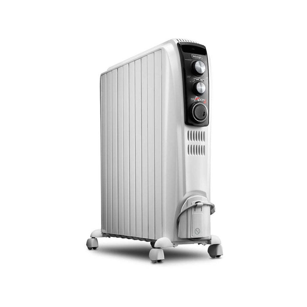 DeLonghi Dragon 2.5kW Oil Filled Radiator White TRD41025T – Air Con Centre