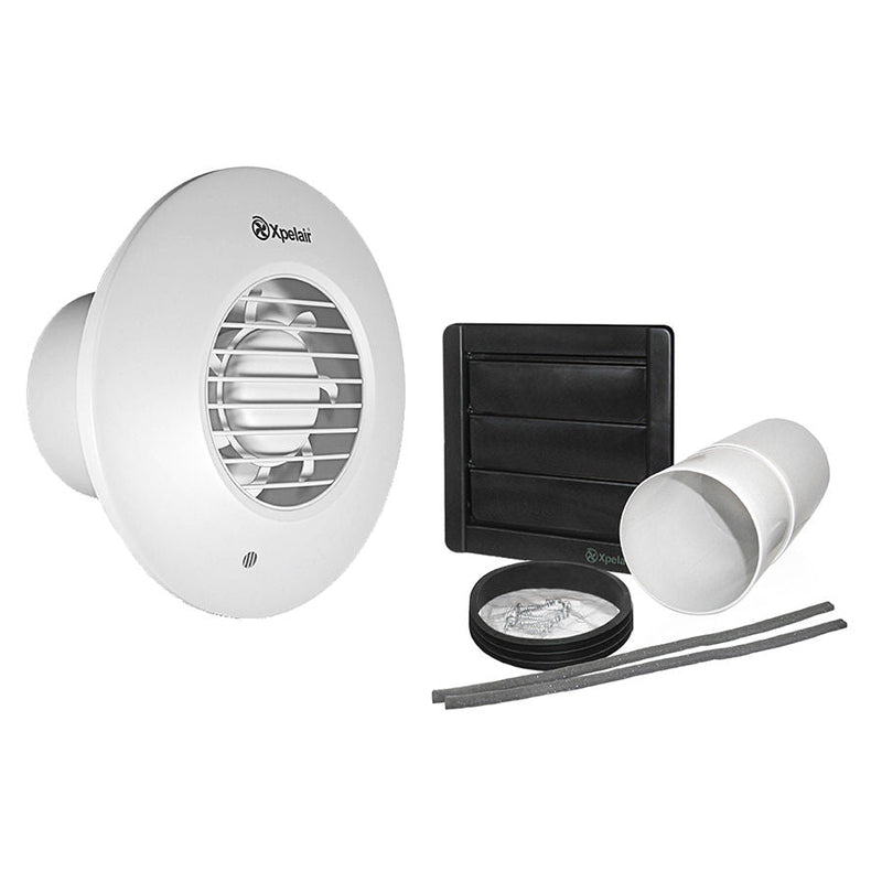 Xpelair DX100PIRR PIR Control Round Extractor Fan with Wall Kit (93010AW), Image 1 of 1