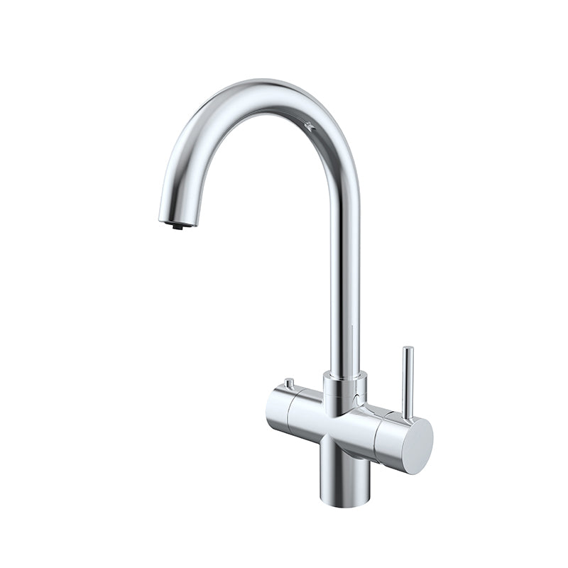 Hyco Sigma 98° 3 in 1 Swan Neck Boiling Water Tap Polished Chrome - SIGMAS, Image 1 of 1