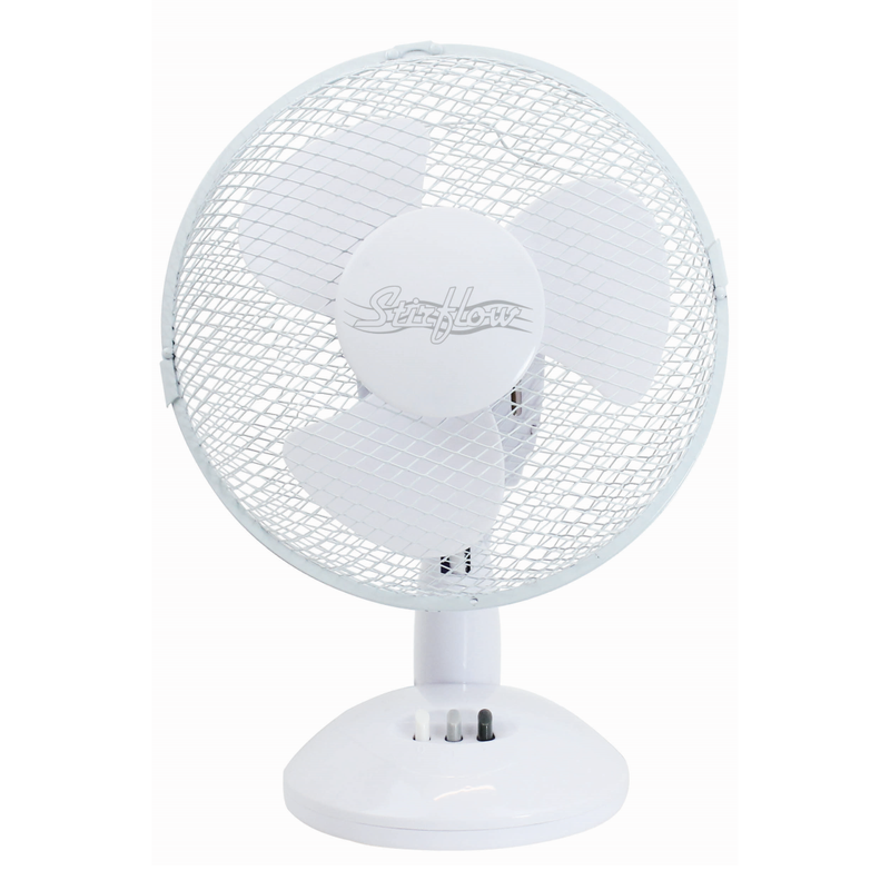 Stirflow 22W 2 Speed 9-inch Desk Fan - White - SFG9D, Image 1 of 1