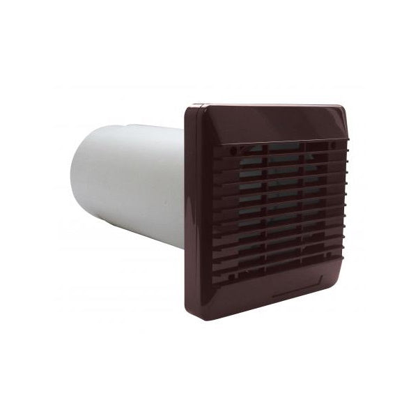Vent-Axia 100mm Brown Wall Fitting Kit - 254100, Image 1 of 1