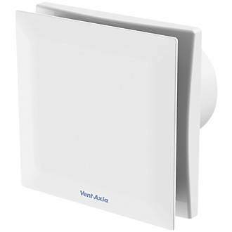 Vent Axia Silent VASF100TC 4"/100mm Extractor Fan With Timer & Continuous Running White - 479088, Image 1 of 2