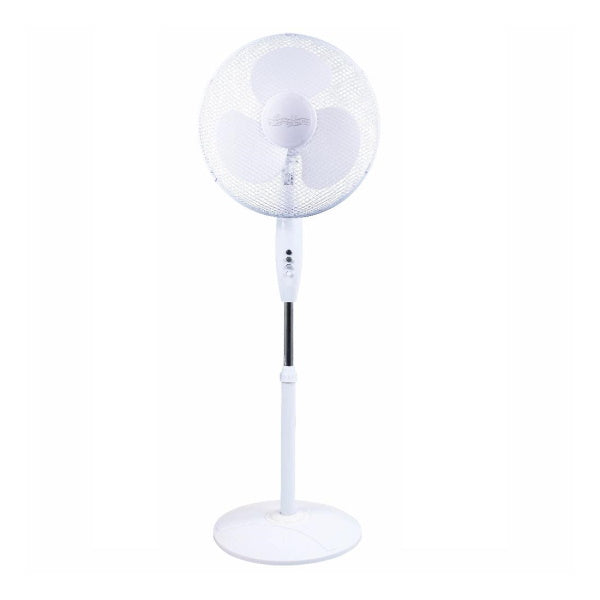 Stirflow 45W 3 Speed 16-inch Pedestal Fan - White - SFGP16D, Image 1 of 1