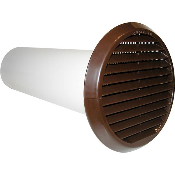 Xpelair SS150WKBR Simply Silent 150mm Wall Kit Round - Brown - 93191AB, Image 1 of 1