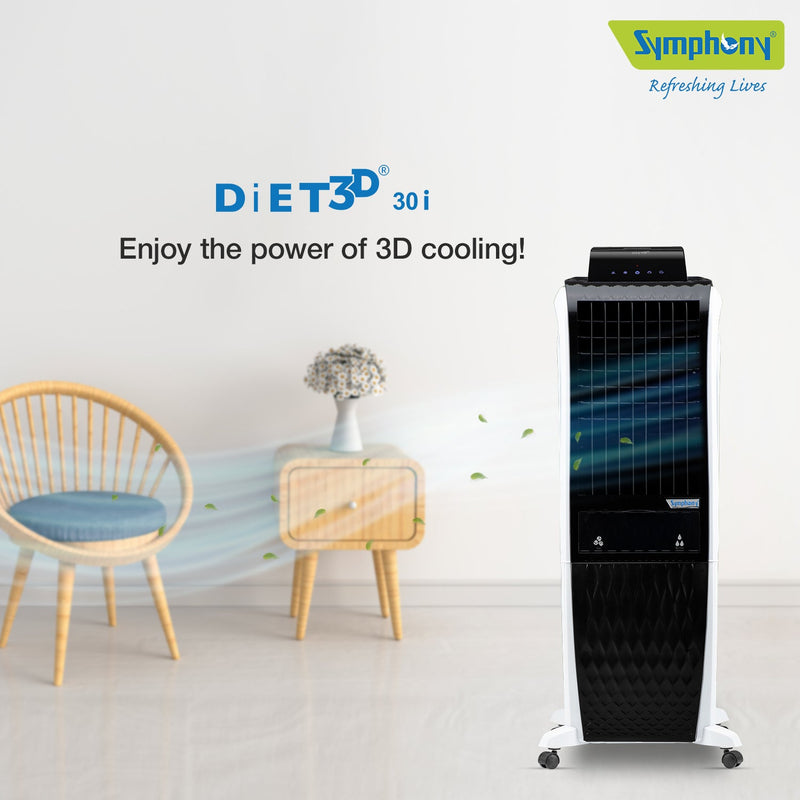 Symphony Diet 3D 30i Evaporative Air Cooler - DIET3D30i, Image 9 of 10