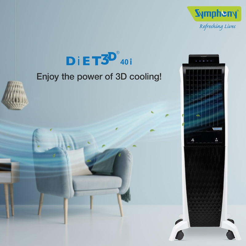Symphony Diet 3D 40i Evaporative Air Cooler - DIET3D40i, Image 10 of 10