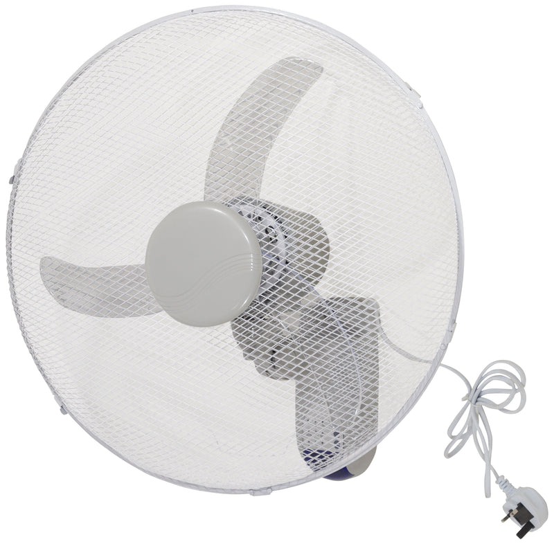 Prem-I-Air 70W 3 Speed 18-inch Wall Fan With Remote - White - EH1621, Image 1 of 2