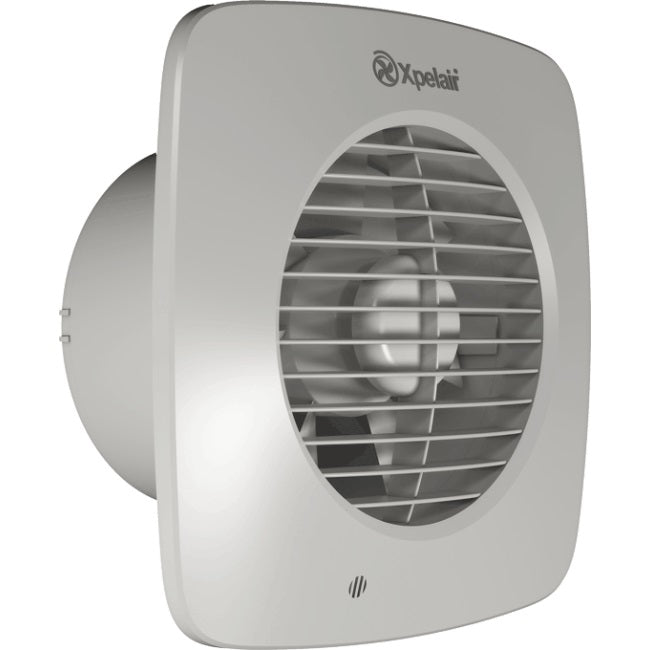 Xpelair DX150TS Simply Silent 6"/150mm Square Extractor Fan w/ Timer - 93072AW, Image 1 of 1