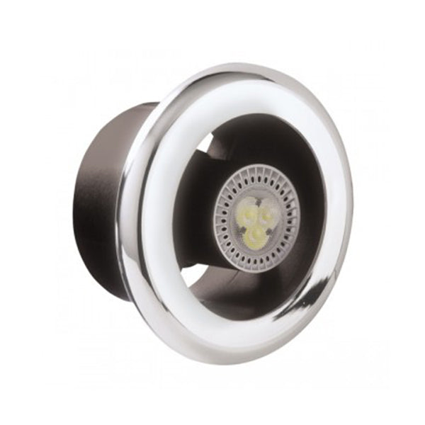 Manrose In-Line LED Shower Light Fan Kit - IWLEDSLKTC, Image 1 of 1