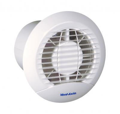 Vent-Axia ECLIPSE 100XP 4"/100mm Extractor Fan With Back-Draft Shutter & Pullcord - 427281, Image 1 of 1
