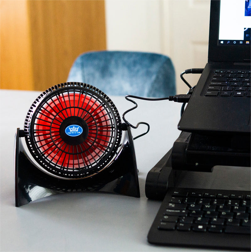 Premiair 5" Ultra Quiet USB Fan with 2 Fan Speeds - EH1698, Image 3 of 4