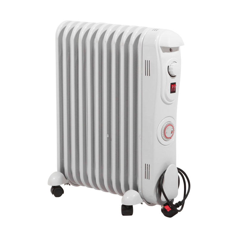 Premiair 2.5kW 11 Fin Oil Filled Radiator - EH1846, Image 1 of 3