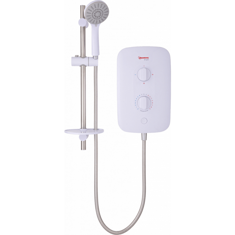 Redring Bright 9.5KW Multi-Connection Electric Shower With 3 Power Settings - 53533101, Image 1 of 7