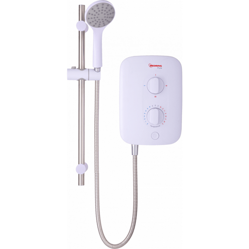 Redring Pure 10.5KW Instantaneous Electric Shower With 3 Power Settings - 53531201, Image 1 of 5