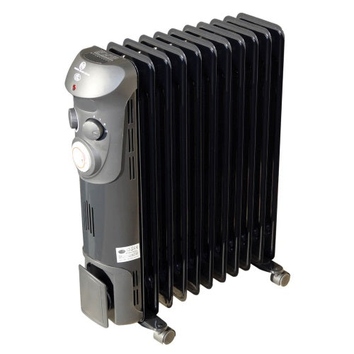 Prem-I-Air 2.5kw Oil Filled Radiator With Adjustable Thermostat - EH1772, Image 2 of 3