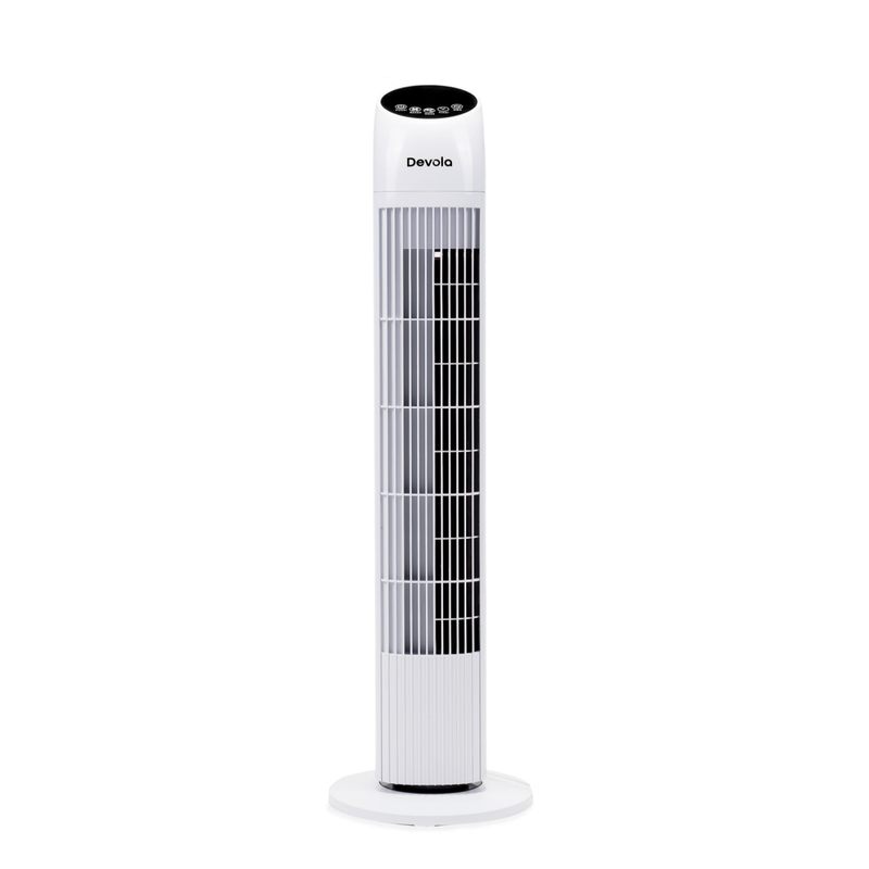 Devola 45W 3 Speed 33-inch Tower Fan With Remote - White - DV33TFWH - Return Unit, Image 1 of 8