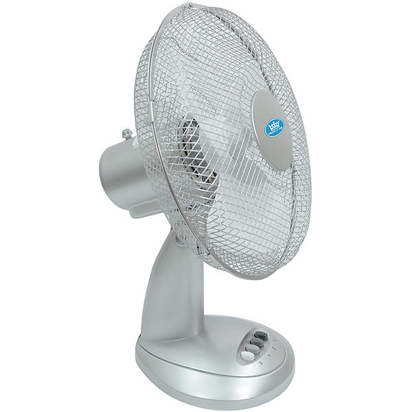 Prem-I-Air 12 inch Desk Fan - Silver - EH1766, Image 1 of 1