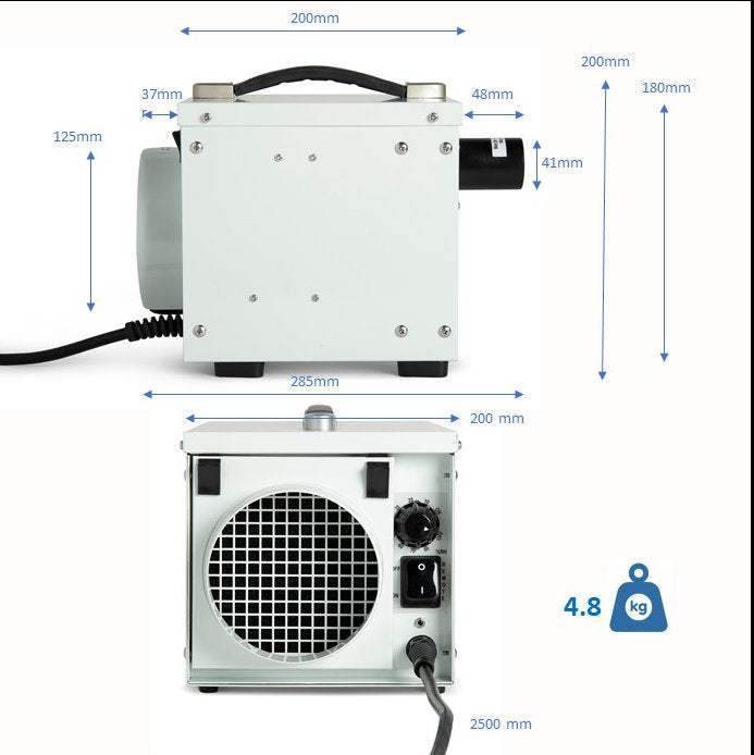 Ecor Pro DH811 Dryfan8 Dehumidifier, Image 3 of 7