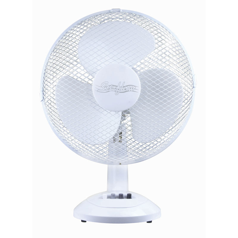 Stirflow 35W 3 Speed 12-inch Desk Fan - White - SFG12D, Image 1 of 1