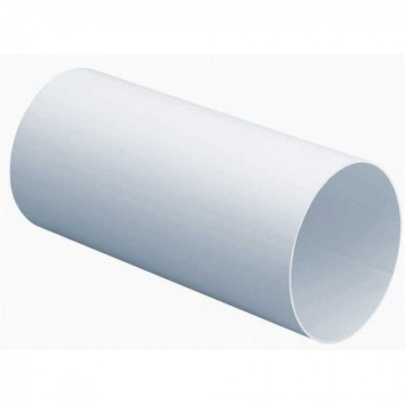 100mm 4 Round Plastic Ducting Pipe 500mm - 41500, Image 1 of 1
