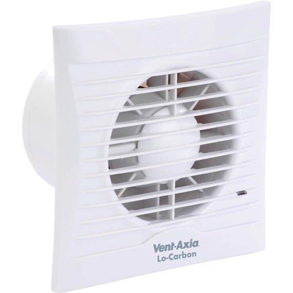Vent-Axia Silhouette 100B Axial Bathroom, Kitchen and Toilet Fan - 454055 - Return Unit, Image 1 of 1
