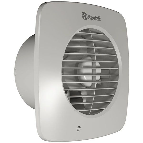Xpelair DX150PS Simply Silent 6/150mm Square Extractor Fan w/ Pullcord - 93074AW, Image 1 of 1