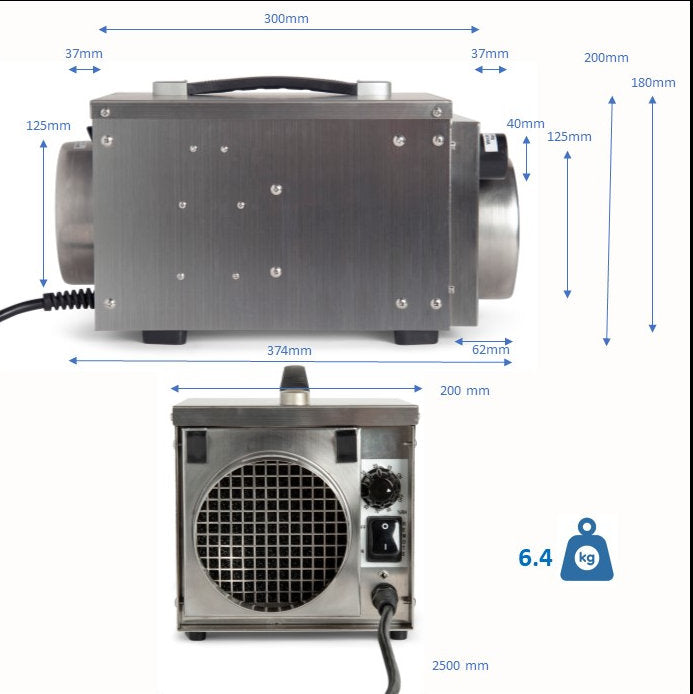Ecor Pro DH1211 DryFan 12 Dehumidifier, Image 3 of 6
