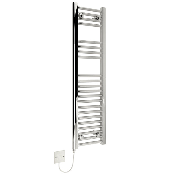 Kudox 150W Flat D Electric Ladder Towel Rail - Chrome - KTR150FLATCH, Image 1 of 1