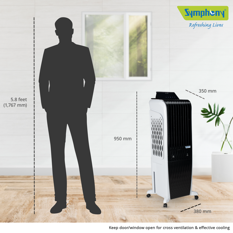 Symphony Diet 3D 30i Evaporative Air Cooler - DIET3D30i, Image 7 of 10