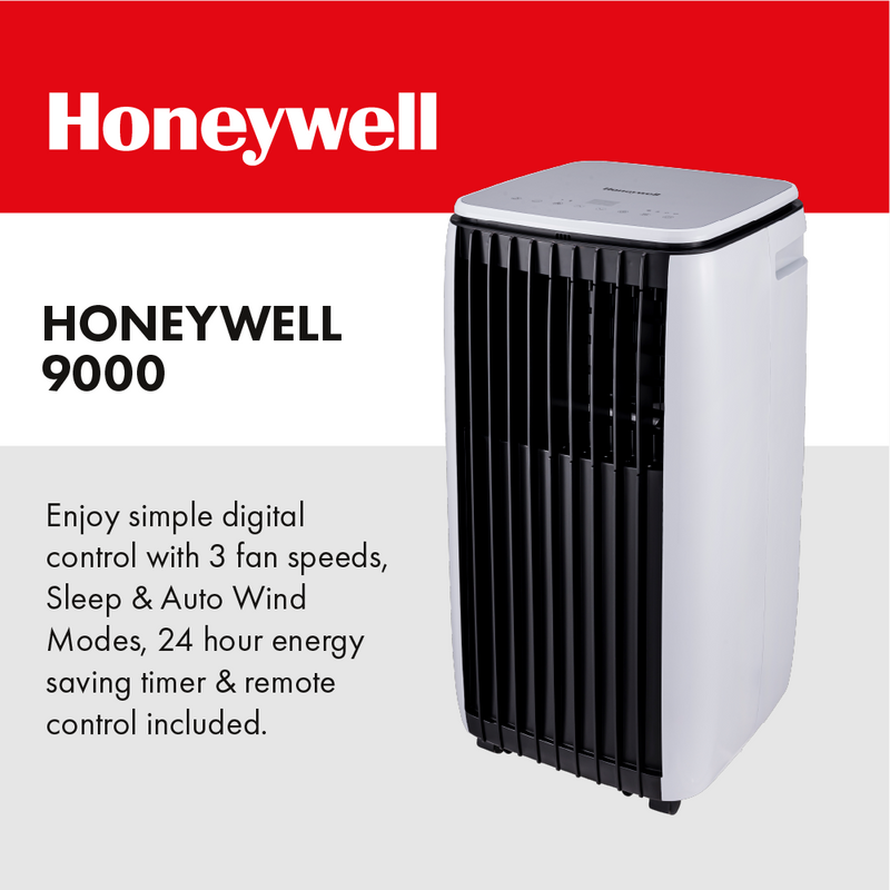 Honeywell 9000 BTU WiFi Compatible Portable Air Conditioner With Voice Control - White - HG09CESAKG, Image 2 of 10