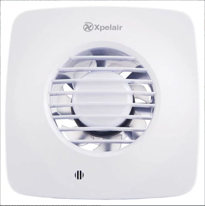 Xpelair DX100HTS Square Humidistat Timer Extractor Fan with Wall Kit - 93028AW, Image 1 of 1