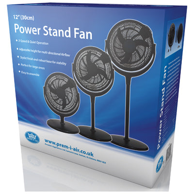 Premiair 12 Power Stand Fan with Remote - EH1860, Image 3 of 4