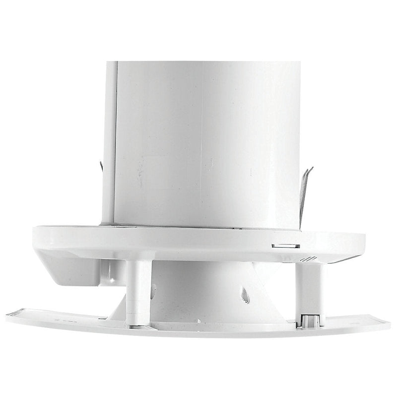 Xpelair C4PSR 7W 4" 100mm Bathroom Extractor Fan With Square Round Baffle Front With Pullcord - 078353, Image 5 of 6