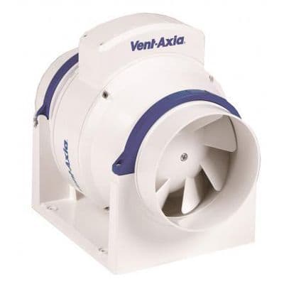 Vent Axia 200mm In-line Timer Mixed Flow Fan ACM200T - 17108020, Image 1 of 1