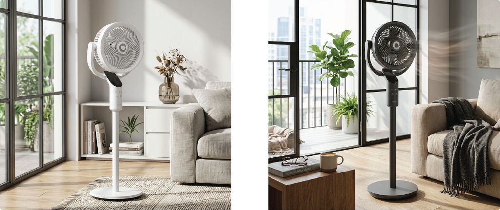 The New Devola Pedestal Air Circulator
