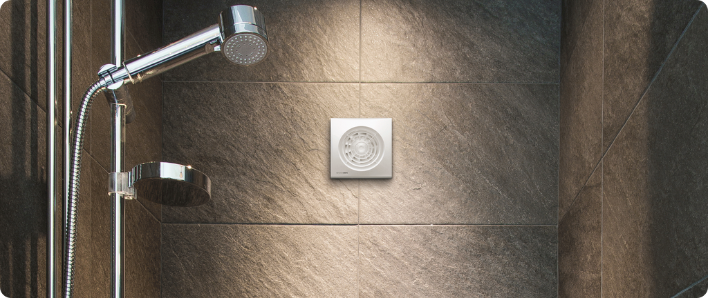 Modern slate tiled shower