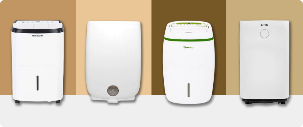4 of the top 10 dehumidifiers