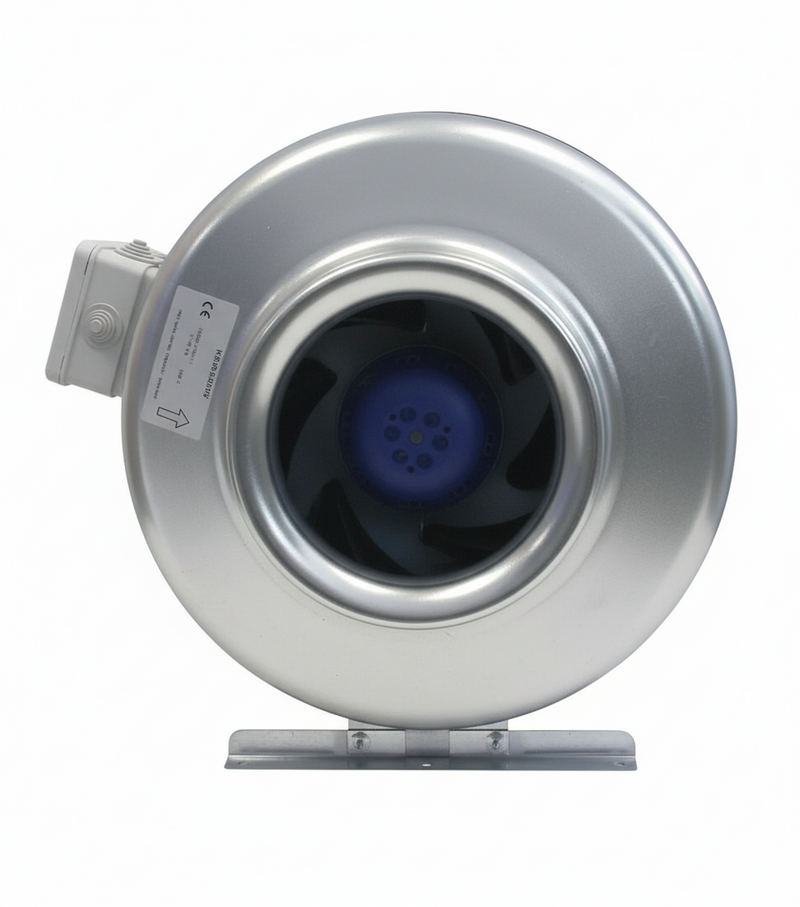 Manrose 200mm (8") Inline Centrifugal Commercial Extractor Fan, Metal - MET200, Image  of 3