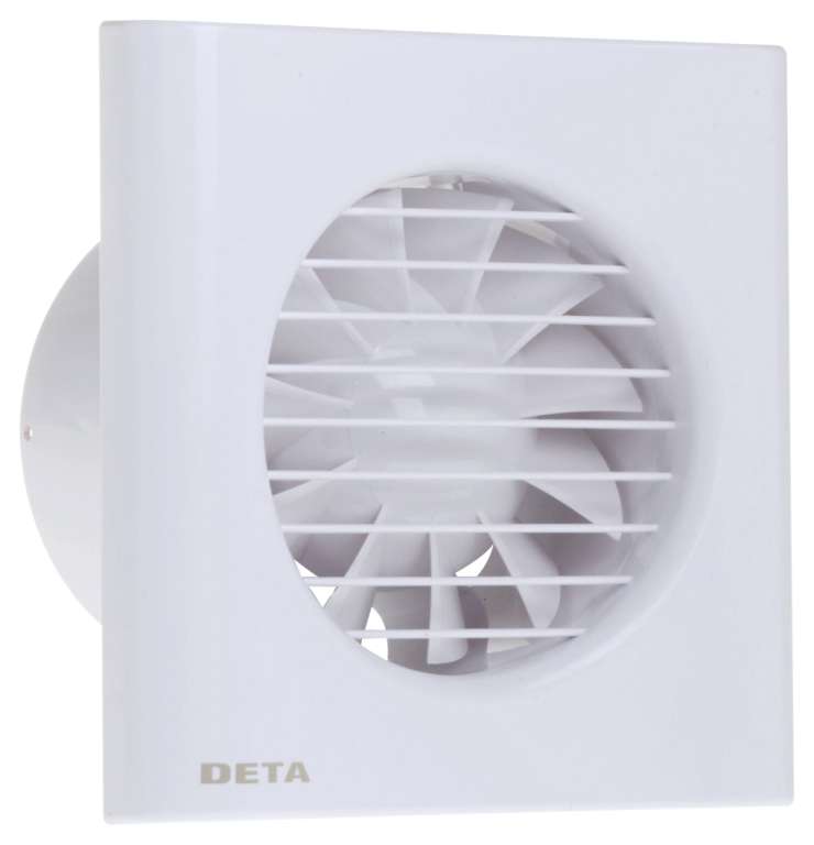 Deta 4" Extractor Fan With Timer & Humidistat White 100mm White - DT4603, Image 1 of 1