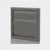 Blauberg 100m (4") Gravity Shutter Wall Vent Cover - DECOR 155X155- 100G SLATE GREY