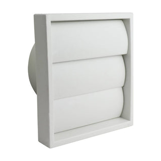 100mm 4 Gravity Grille - White - 1162W