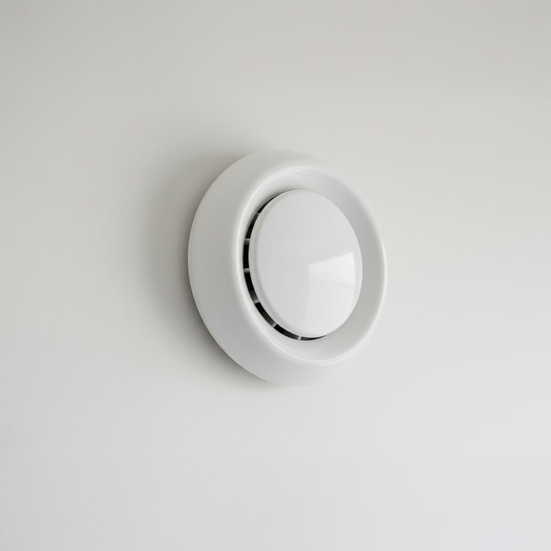 Manrose 100mm/4 Internal Round Circular Air Diffuser with Round Spigot and Adjustable Central Disc - 1250, Image  of 2