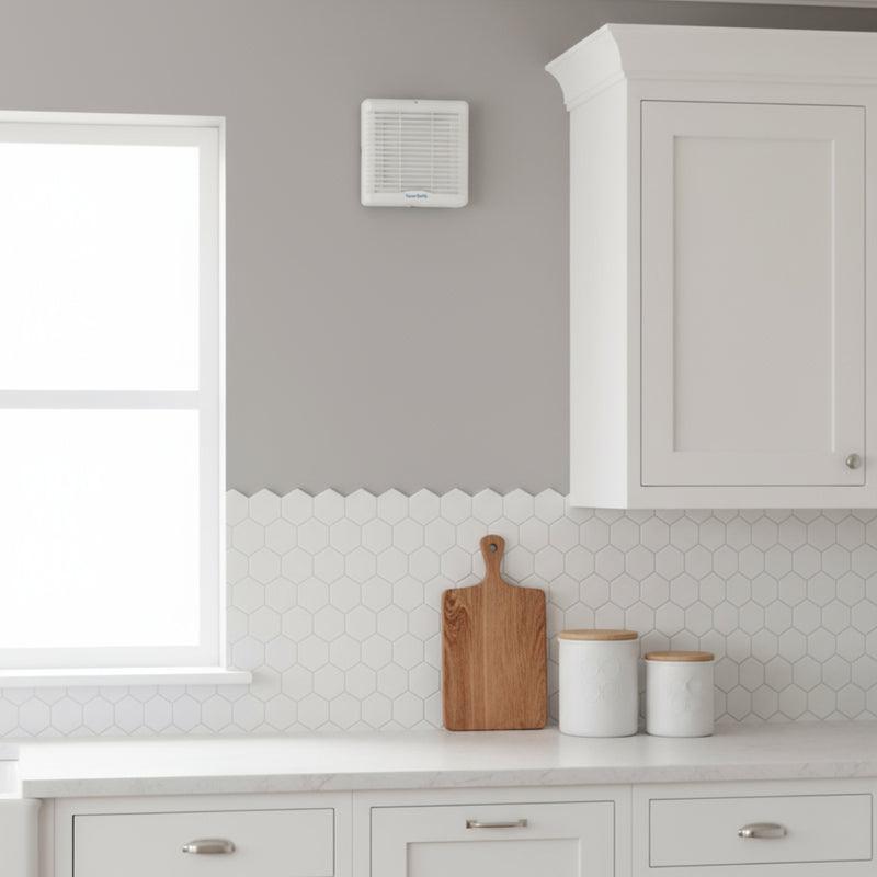 Vent-Axia VA140/150KHT 150mm (6") Axial Kitchen Extractor Fan with Humidistat & Timer - 140420, Image  of 3