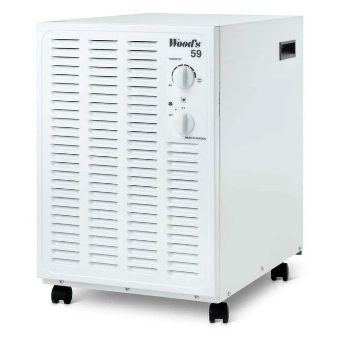 Wood's Portable 25L  Compressor Dehumidifer White With 2 Speeds - SW-59FW, Image 1 of 1